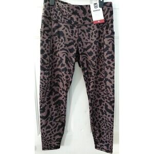 Member's Mark Women's Extra-Warm Leggings Lepoard Print XL